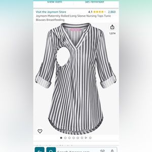 Breastfeeding top size small